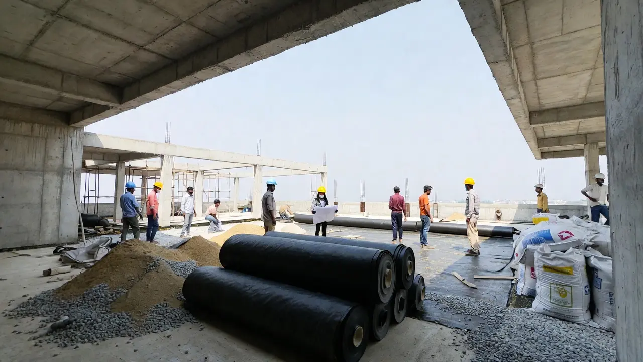 Technical preparation and waterproofing for a structural Rooftop Garden